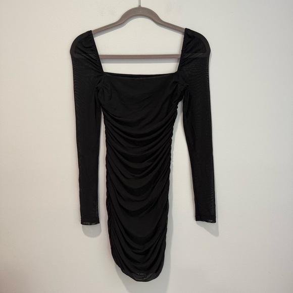 Princess Polly Black Long Sleeve Dress - Picture 1 of 3